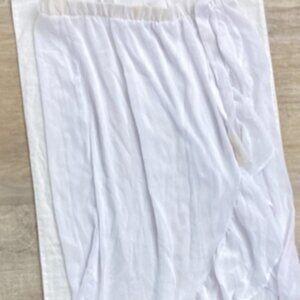 Time and Tru White Beach Cover Up Skirt - Medium (8-10)